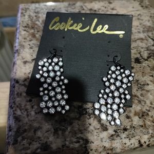 Cookie lee crystal earrings